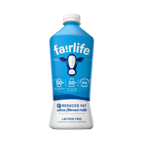 Fairlife 2% Reduced Fat Ultra-Filtered Milk, Lactose Free, 52 fl. oz.